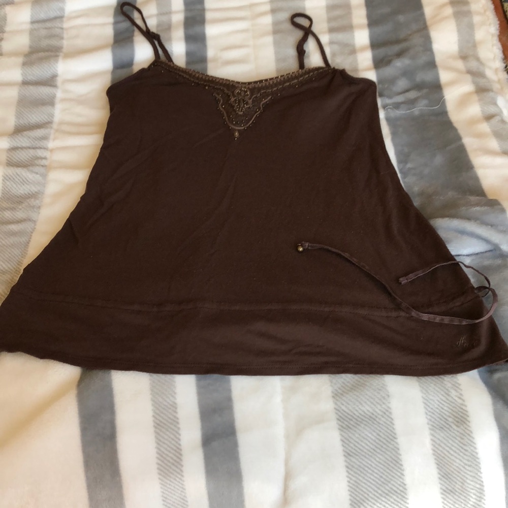 Brown tank top
